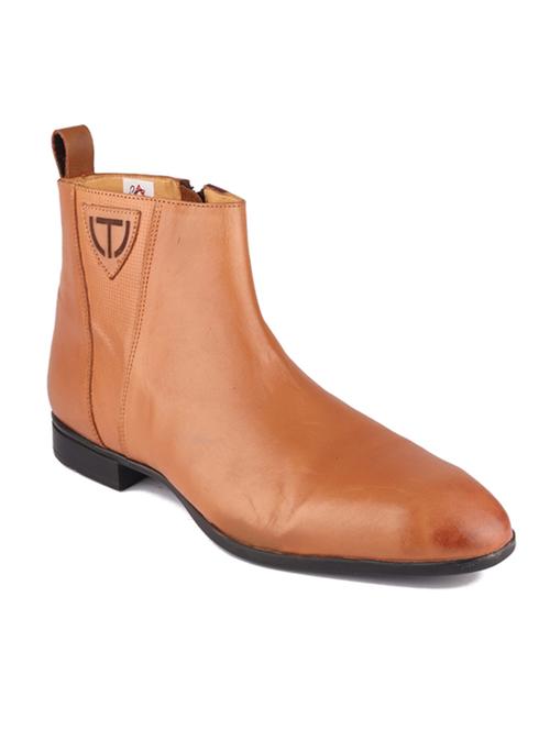men tan slip on boot - 18462658 - Very Small Image - 1