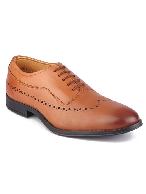 men tan lace-up oxford - 18462664 - Very Small Image - 1