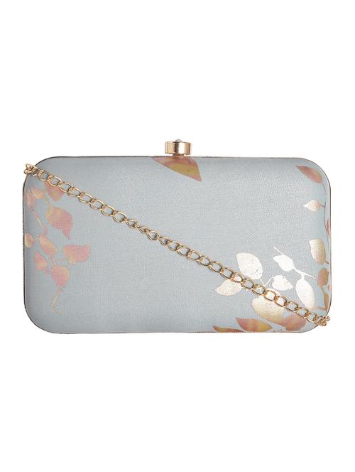 grey floral regular clutch - 18462717 - Very Small Image - 1