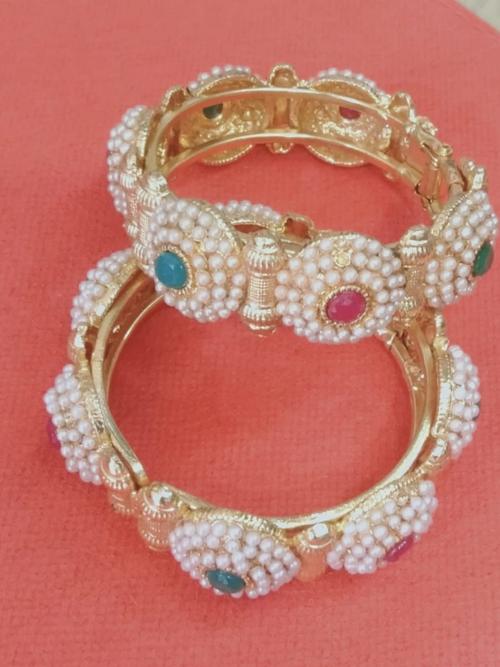fancy party wear bangles - 18462778 - Very Small Image - 1