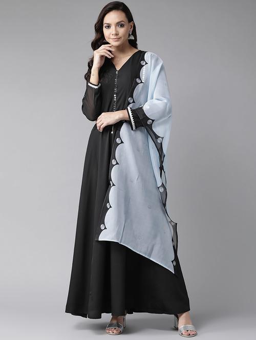 solid kurta dupatta set - 18463008 - Very Small Image - 1