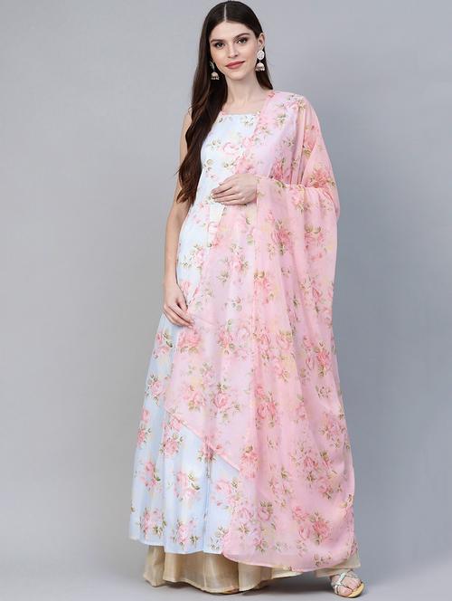 digital floral suit set - 18463033 - Very Small Image - 1