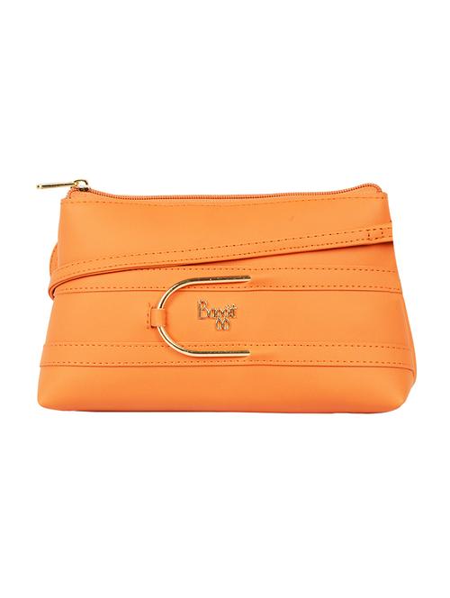 orange solid regular sling bag - 18463502 - Very Small Image - 1