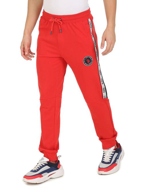 red side-striped joggers track pant - 18463872 - Very Small Image - 1