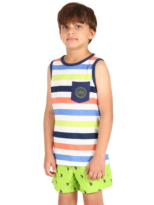 round neck striped t-shirt - 18464140 - Very Small Image - 1