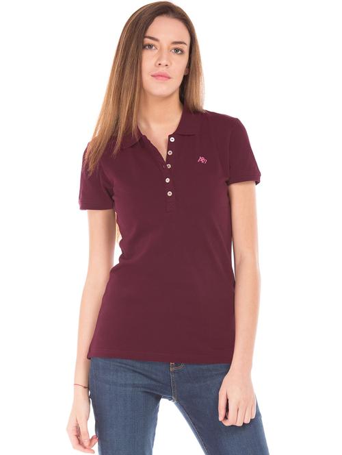 polo neck solid t-shirt - 18464446 - Very Small Image - 1