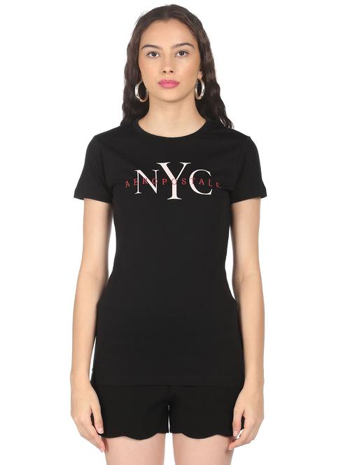 round neck graphic t-shirt - 18464525 - Very Small Image - 1