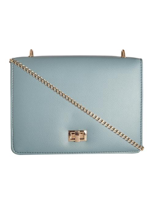 light blue textured structured sling bag - 18464774 - Very Small Image - 1