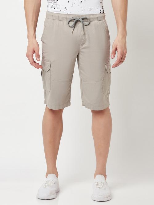 grey solid short - 18467252 - Very Small Image - 1