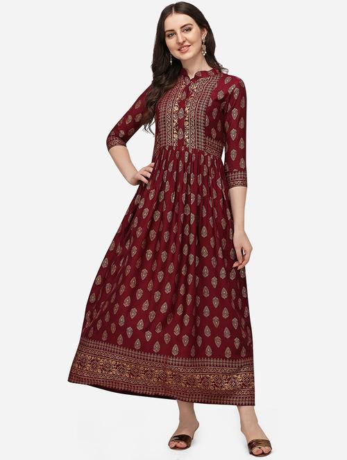 foil printed kurta pant set - 18467493 - Very Small Image - 1