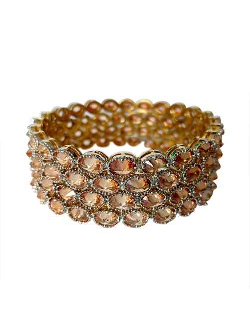 elegant american diamond royal bangles set of 4 - 18468495 - Very Small Image - 1