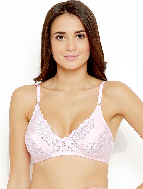 pink non padded regular bra - 18468647 - Very Small Image - 1