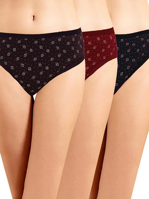pack of 3 printed hipster panty - 18468805 - Very Small Image - 1