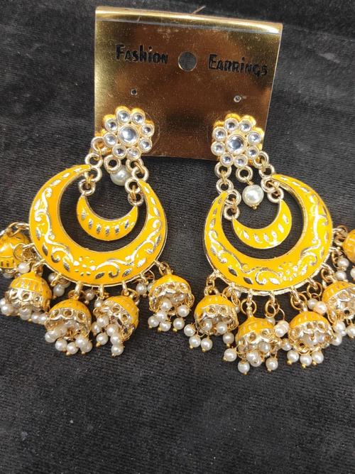 women party wear earring - 18468909 - Very Small Image - 1