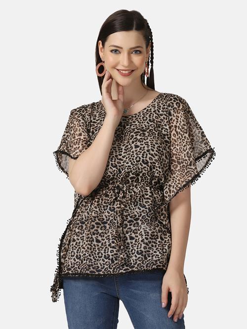 animal print regular top - 18469297 - Very Small Image - 1