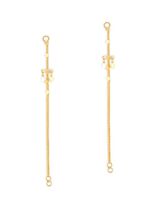 gold plated single layer ear cuff earrings - 18469369 - Very Small Image - 1