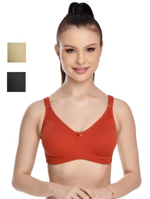 pack of 3 full coverage non padded minimizer bra - 18469509 - Very Small Image - 1