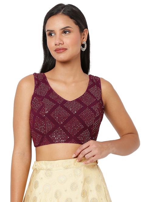 purple sequined blouse - 18470096 - Very Small Image - 1