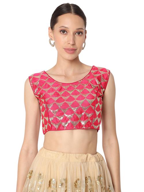 pink sequined blouse - 18470111 - Very Small Image - 1