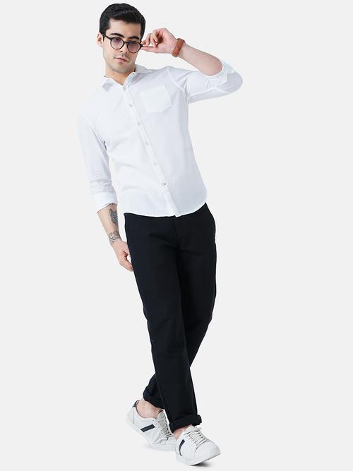mens solid casual shirt - 18470937 - Very Small Image - 1