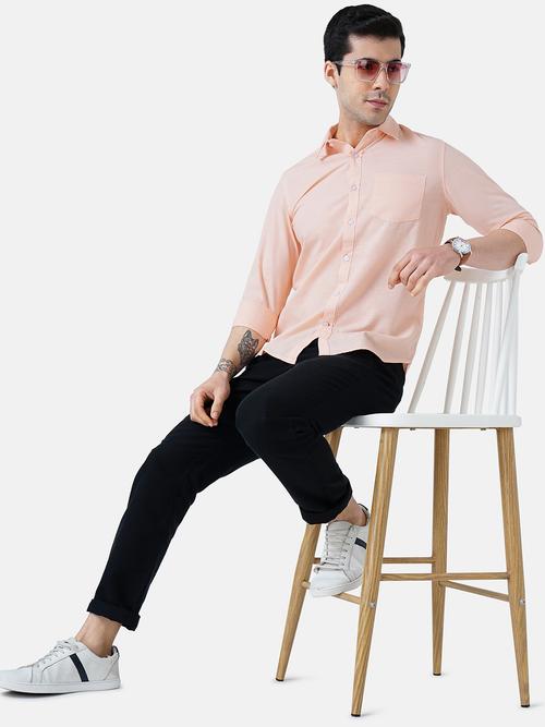 mens solid casual shirt - 18470958 - Very Small Image - 1