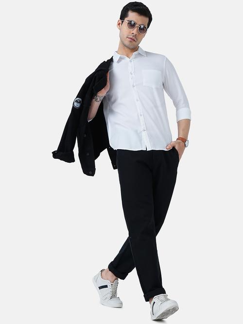 mens solid casual shirt - 18470959 - Very Small Image - 1