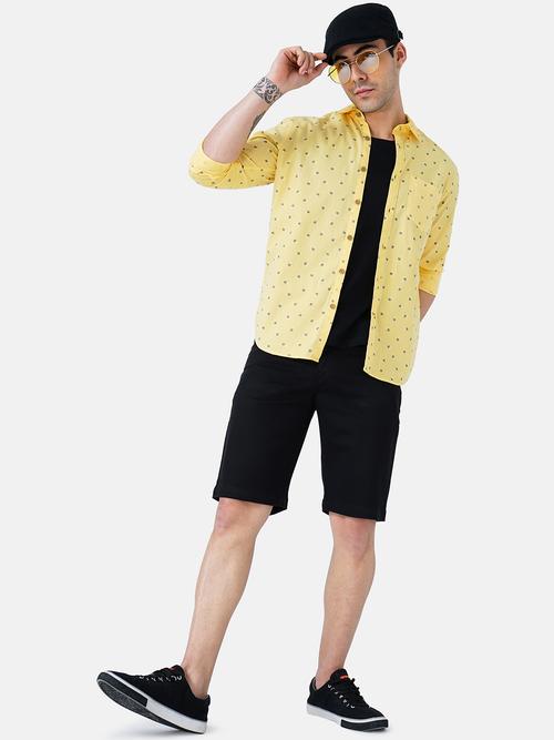 mens geometric casual shirt - 18471435 - Very Small Image - 1