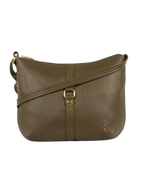 olive solid sling bag - 18471637 - Very Small Image - 1