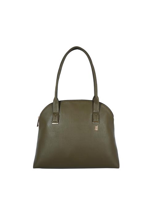olive solid regular handbag - 18471682 - Very Small Image - 1