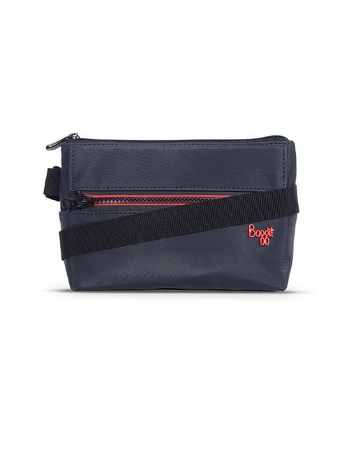 navy blue solid regular sling bag - 18471767 - Very Small Image - 1