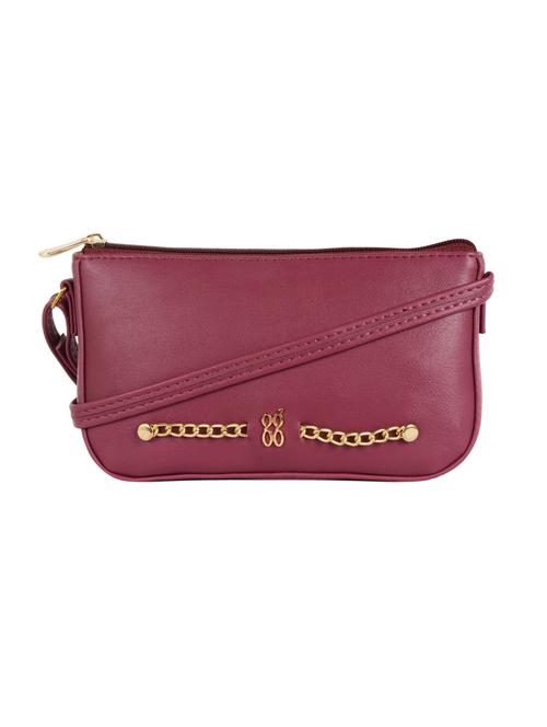 purple solid regular sling bag - 18471793 - Very Small Image - 1