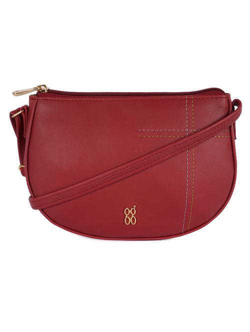 red solid regular sling bag - 18471794 - Very Small Image - 1
