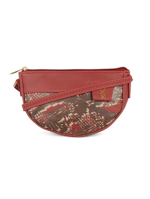 red animal print regular sling bag - 18471805 - Very Small Image - 1
