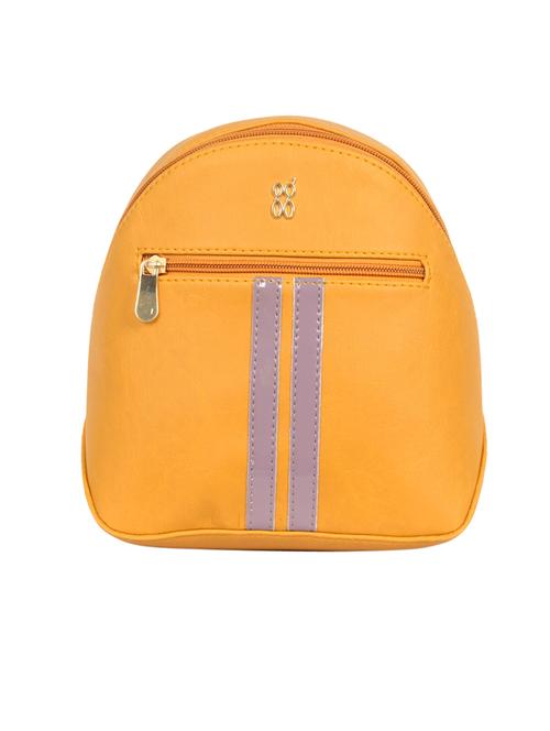 yellow solid regular backpack - 18471814 - Very Small Image - 1