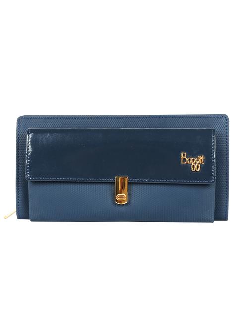 navy blue solid wallet - 18471853 - Very Small Image - 1