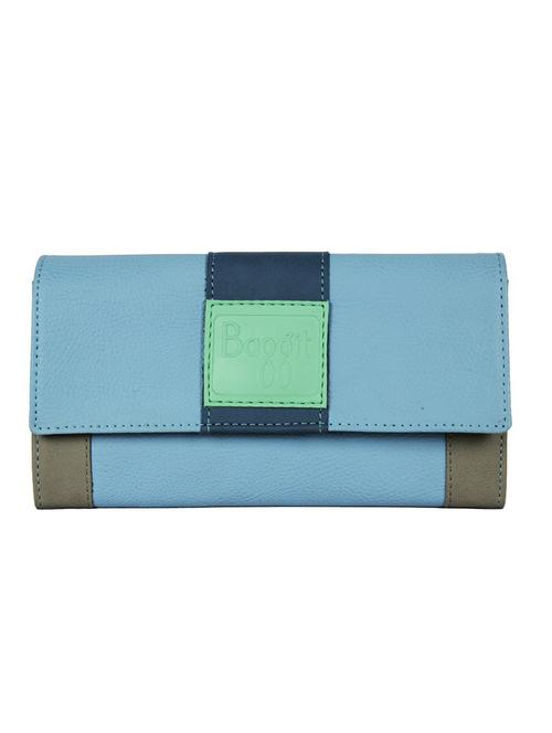blue color block wallet - 18471859 - Very Small Image - 1