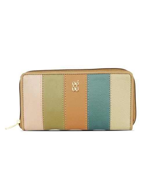yellow color block wallet - 18471885 - Very Small Image - 1