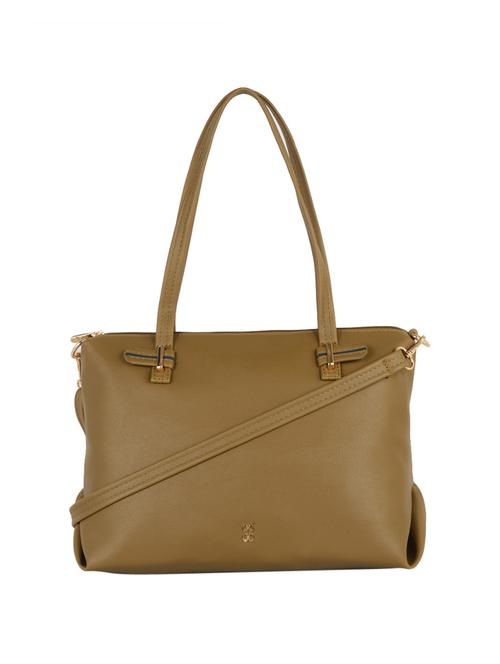 olive solid regular tote - 18472396 - Very Small Image - 1