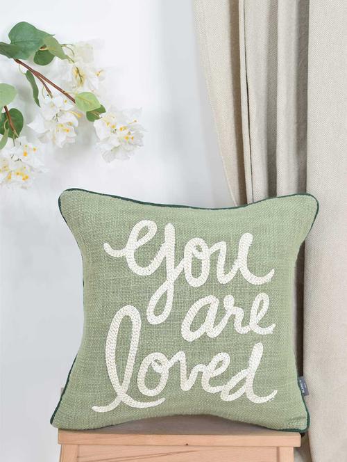 blanc9 you are loved cushion cover - 18473162 - Very Small Image - 1