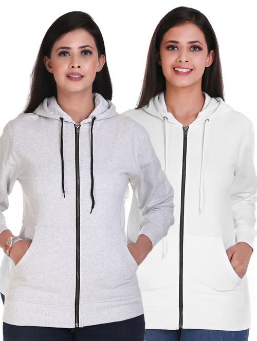 pack of 2 hooded solid sweatshirt - 18473210 - Very Small Image - 1