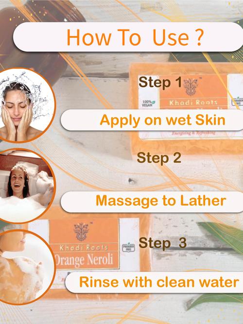 khadi roots natural handmade soap combo | neem bathing bar | clarifying & soothing | pack of 2 - 18473376 - Very Small Image - 1