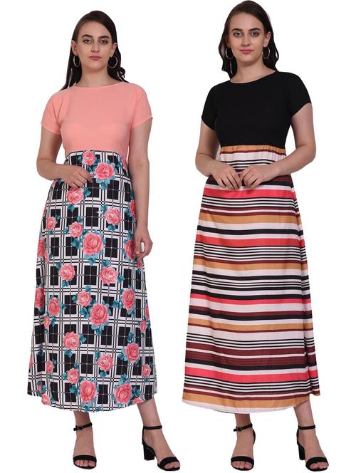 multi color set of 2 pcs combo kurta - 18473669 - Very Small Image - 1