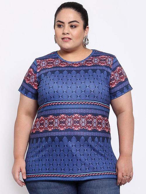 round neck printed regular tee - 18475421 - Very Small Image - 1