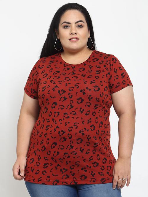 round neck animal printed t-shirt - 18475447 - Very Small Image - 1