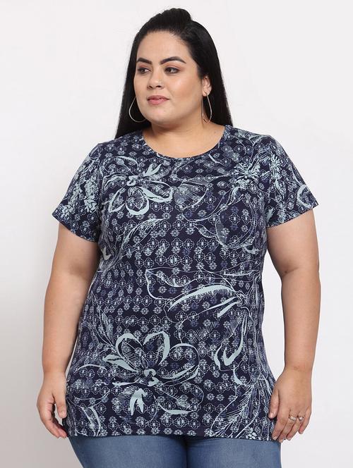 round neck printed regular tees - 18475459 - Very Small Image - 1
