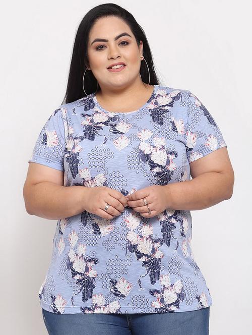 round neck printed regular tees - 18475462 - Very Small Image - 1