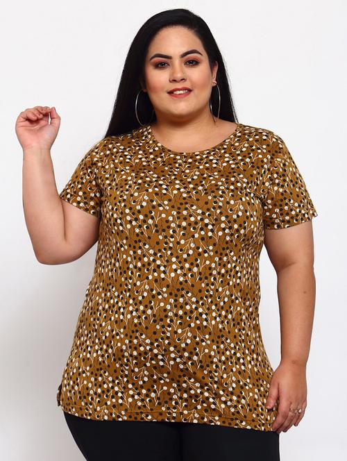 round neck printed regular tees - 18475477 - Very Small Image - 1
