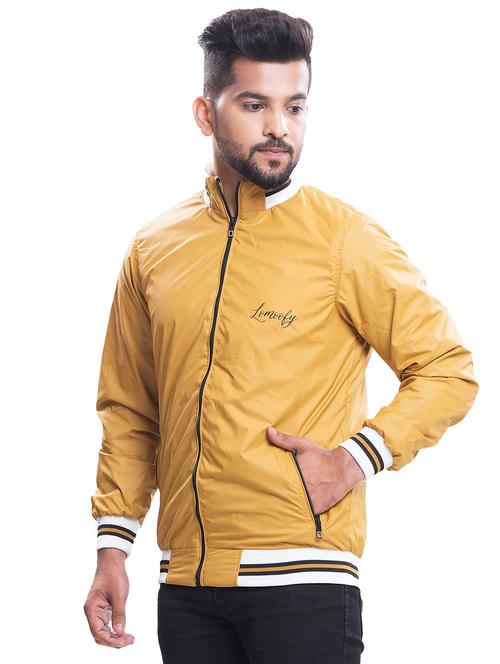 yellow solid bomber jacket - 18475679 - Very Small Image - 1