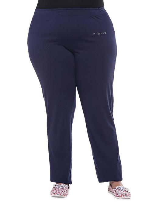 plus size solid track pant - 18475781 - Very Small Image - 1