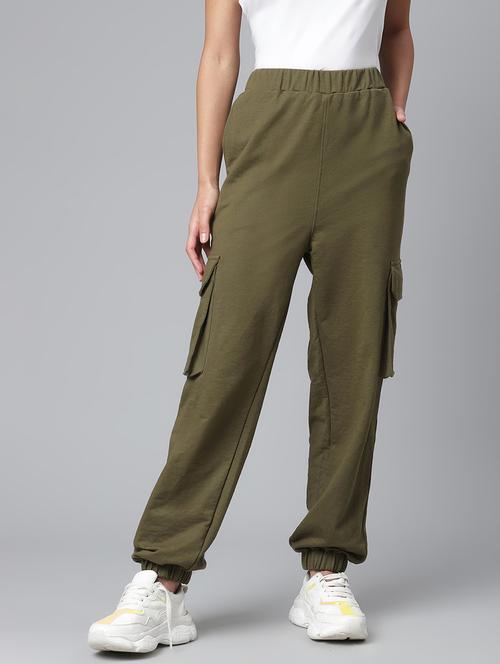 high rise solid flat front trouser - 18475800 - Very Small Image - 1